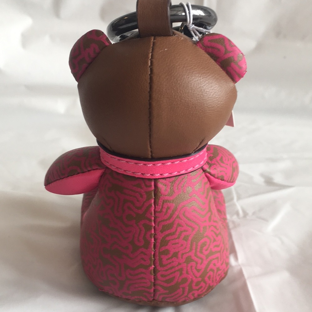 Coach Leather Bear Keychain NWT - Picture 3 of 8